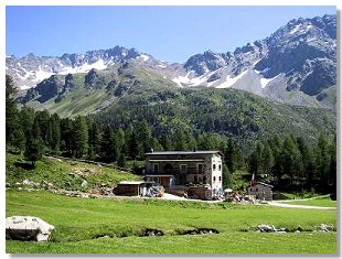 Il rifugio Saoseo. Foto di D. Discacciati 2001