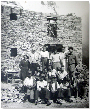 Ricostruzione Rifugio Roccoli Lorla 1950